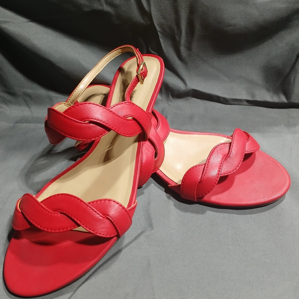 Talbots Red Braided Women's Sandals